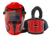 Kapio Red Side Vision S4 Airfed Welding/Grinding System
